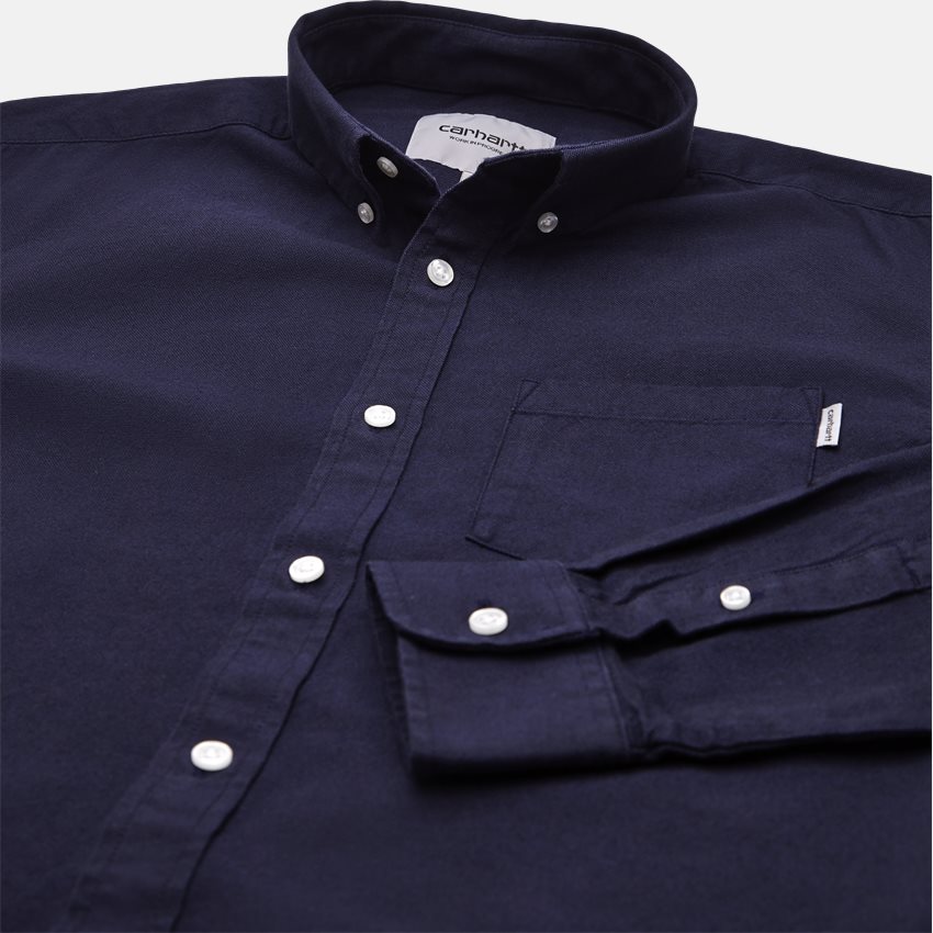 Carhartt WIP Shirts L/S DALTON SHIRT I016889. D.NAVY/METRO BLUE